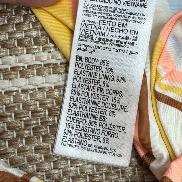 Billabong Lowrider Full Coverage Feelin Sunny Striped Women’s Bikini Bottom L/12 - Picture 9 of 12